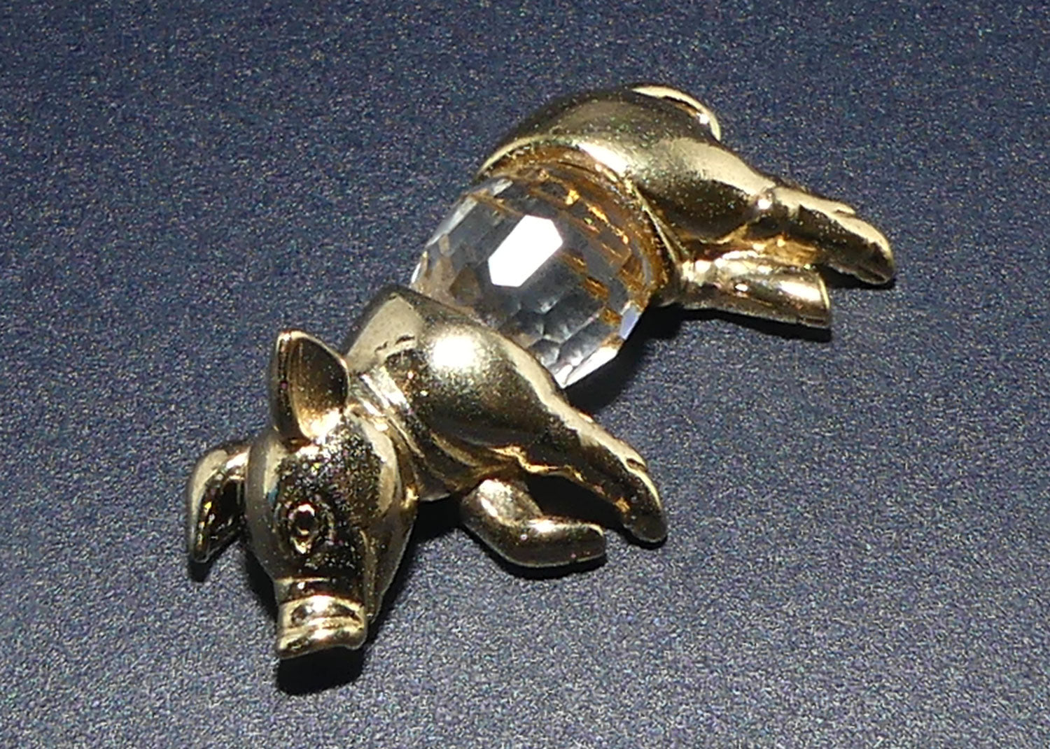 Lencia Austria | Star Collection crystal figure | 66.198 Pig Lying | boxed