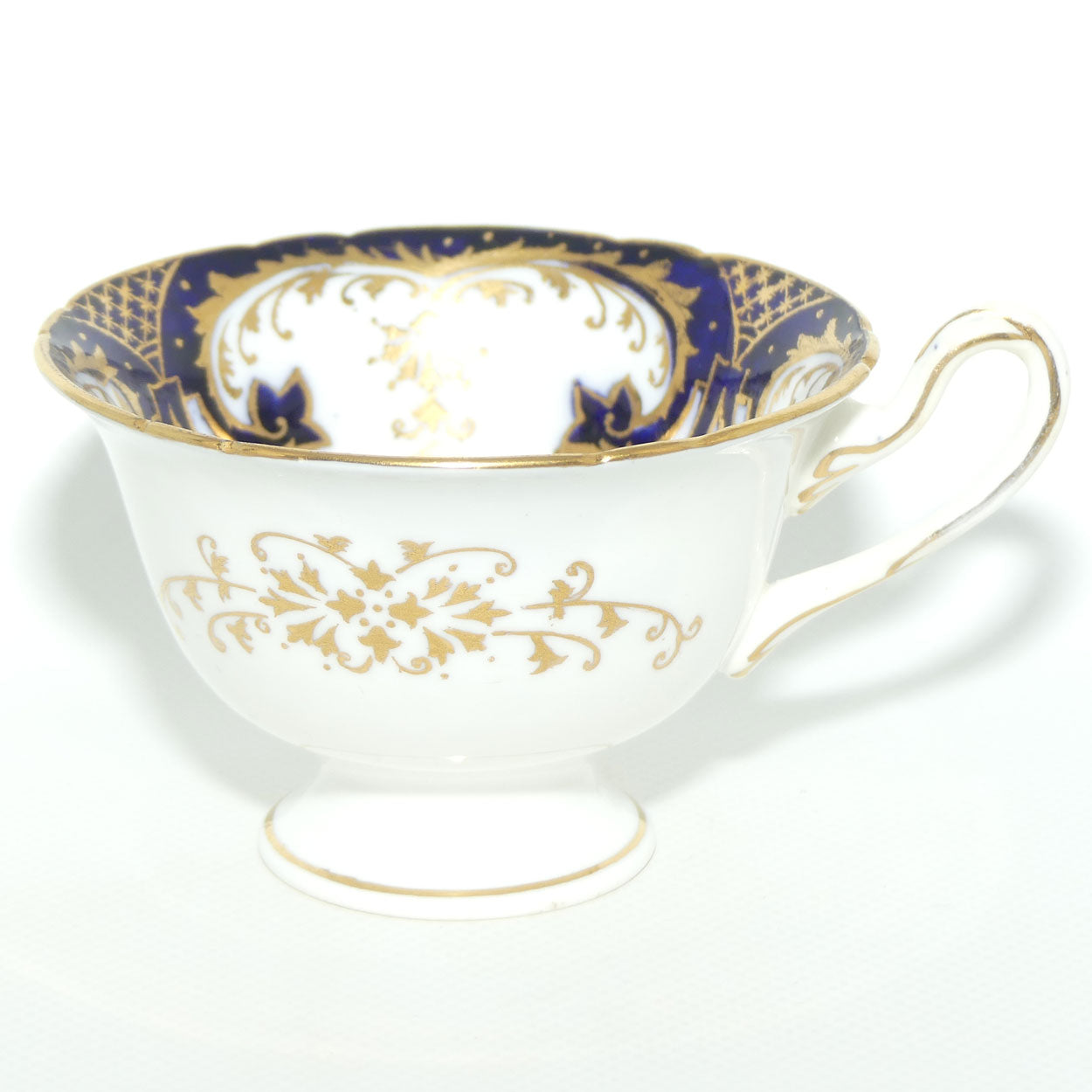 Shelley Gainsborough shape Navy Blue and Gold pattern trio | 7084