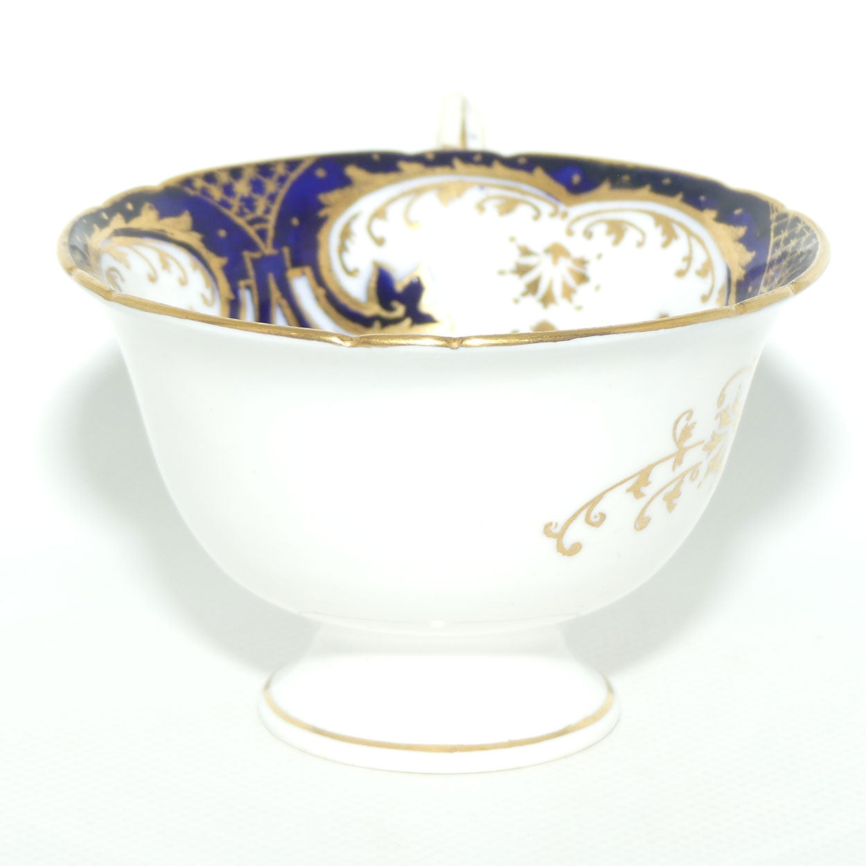 Shelley Gainsborough shape Navy Blue and Gold pattern trio | 7084