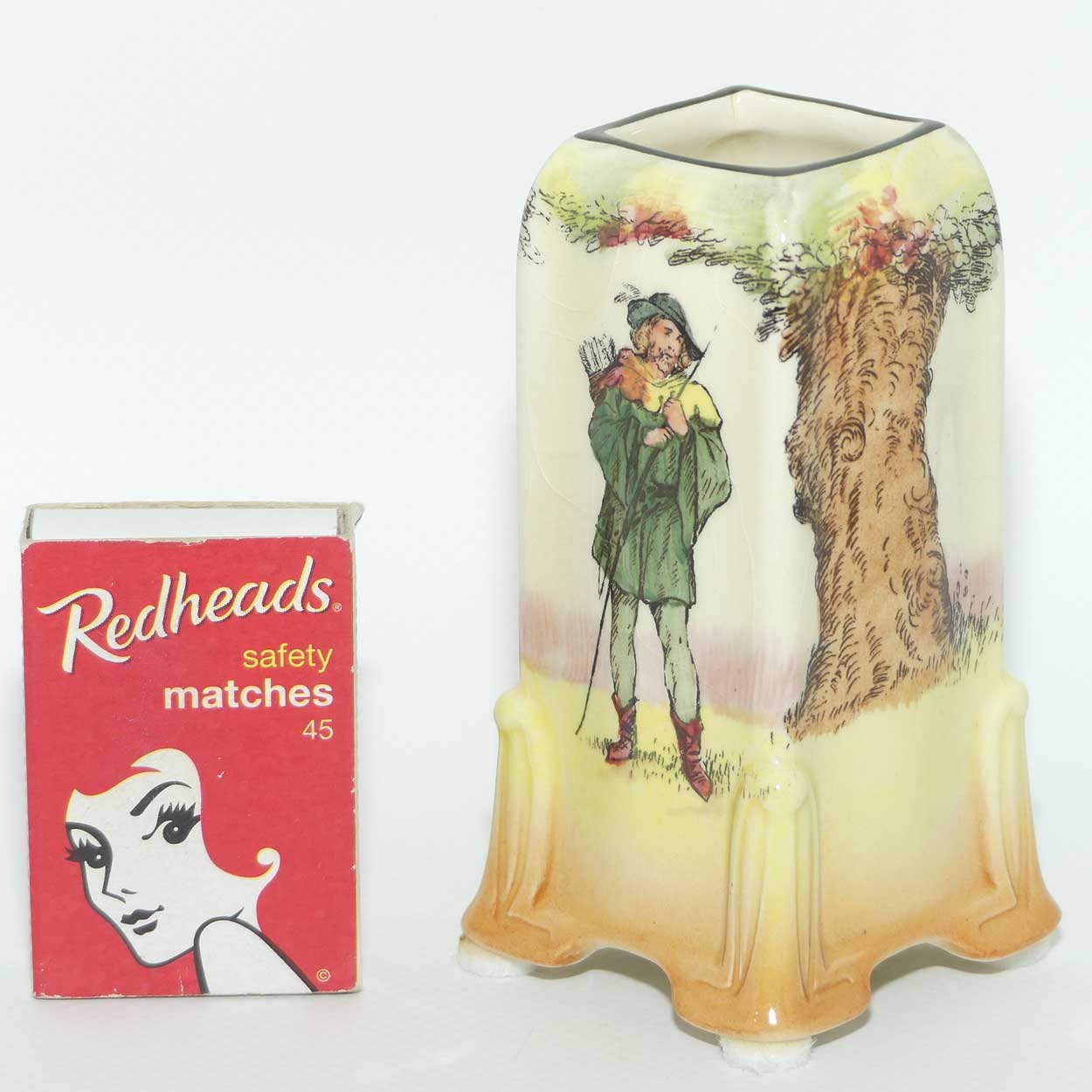 Royal Doulton Under the Greenwood Tree | Robin Hood vase | Shape 7349 | Robin Hood D6094
