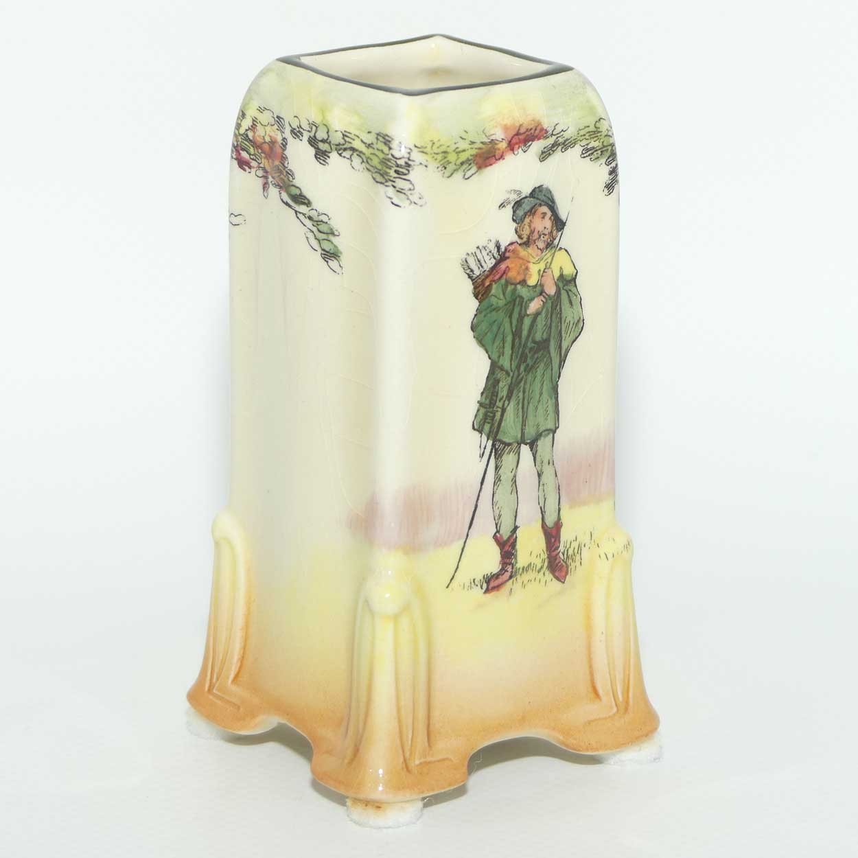 Royal Doulton Under the Greenwood Tree | Robin Hood vase | Shape 7349 | Robin Hood D6094