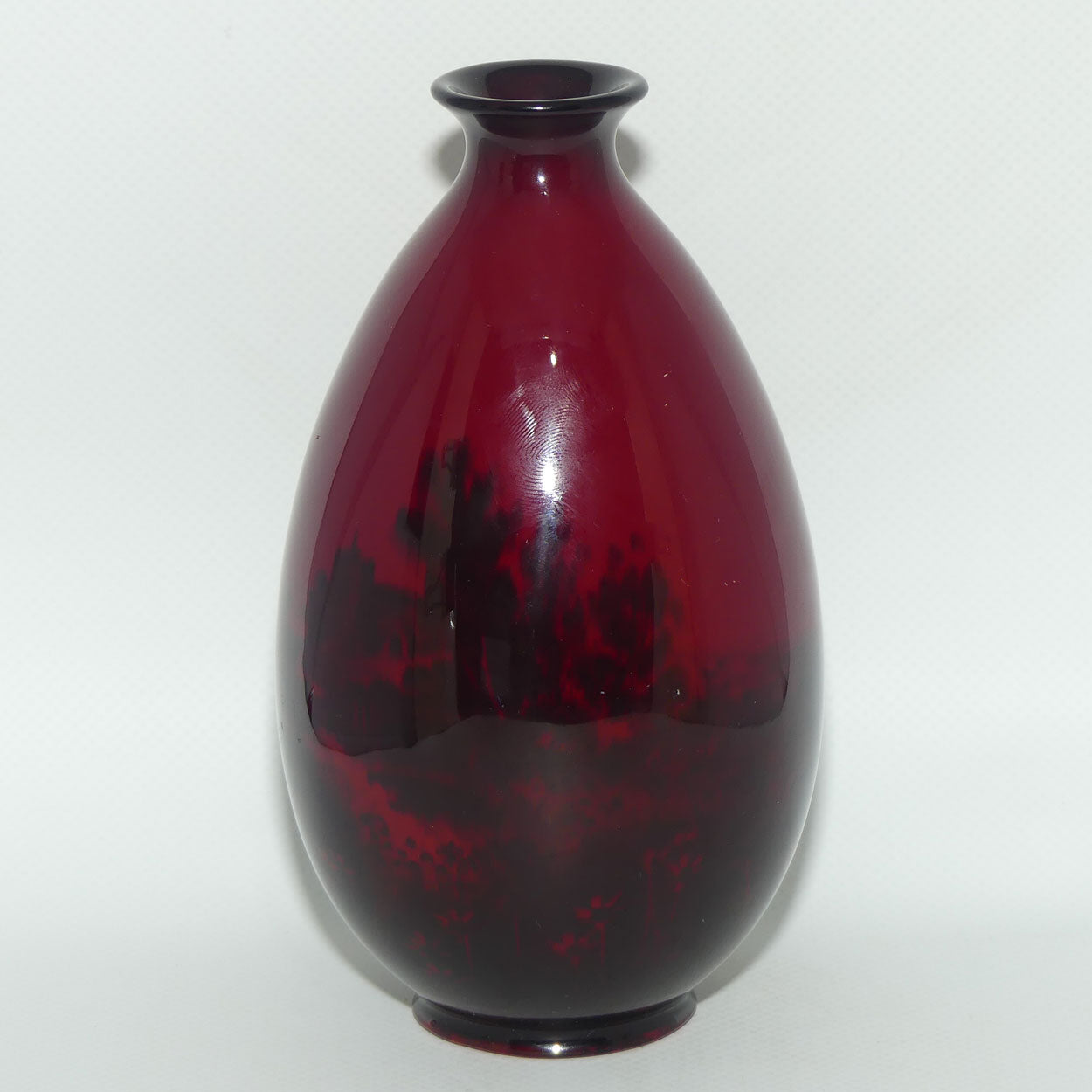 Royal Doulton Flambe English Castle and Daisies vase | Shape 7777