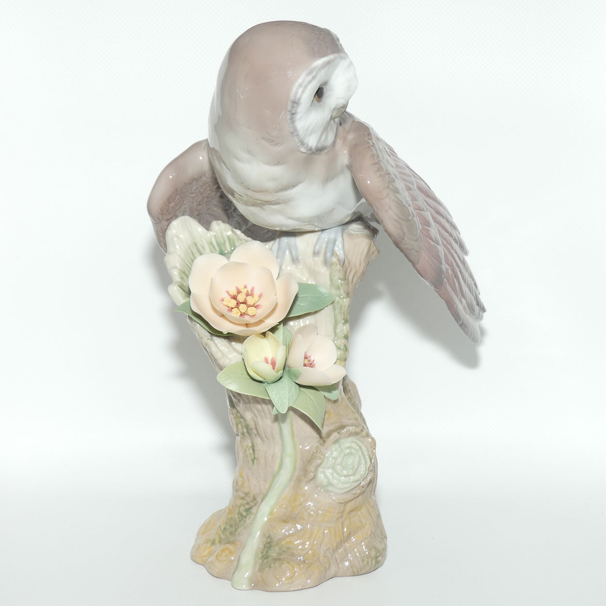 Lladro figure Owl | Floral Encrusted Branch | #8157 | boxed
