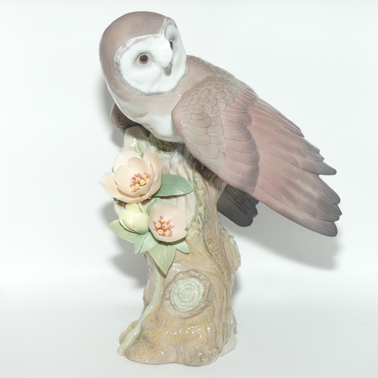 Lladro figure Owl | Floral Encrusted Branch | #8157 | boxed