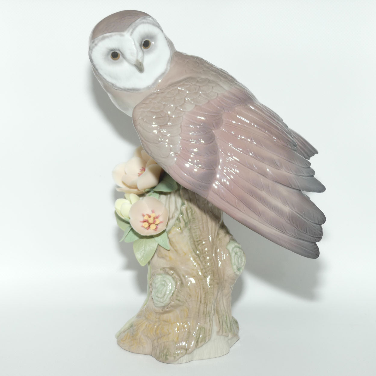 Lladro figure Owl | Floral Encrusted Branch | #8157 | boxed