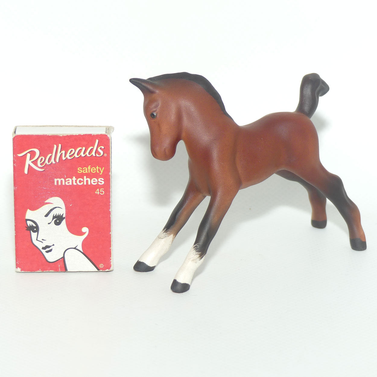#0815 Beswick Foal | Small | Stretched Facing Right | Brown | Matt