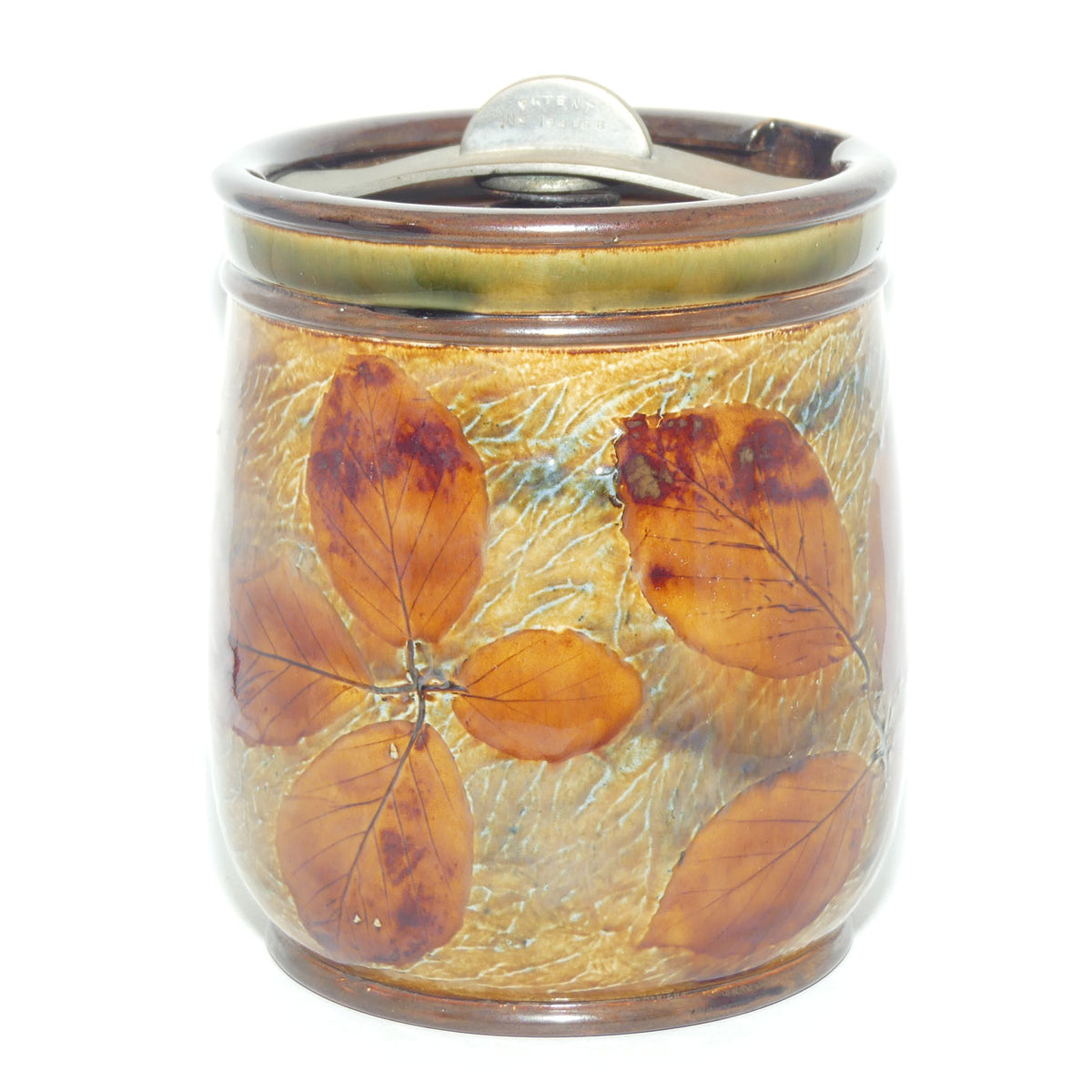 Royal Doulton Lambeth Natural Foliage tobacco jar | tobacco humidor X8346