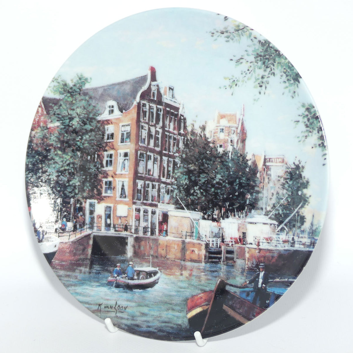 Bradex 31 R67 2.8 plate | Grachten Van Holland | Waar het Singel Amsterdam uitstroomt