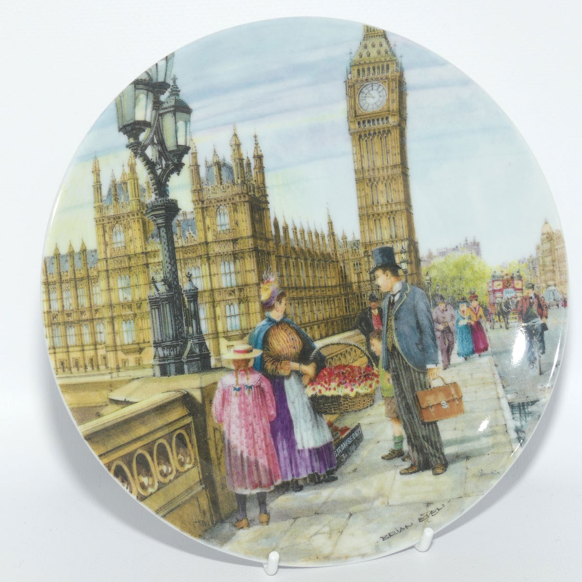 Bradex 26 D8 10.8 | Cries of London #8 plate | The Strawberry Seller