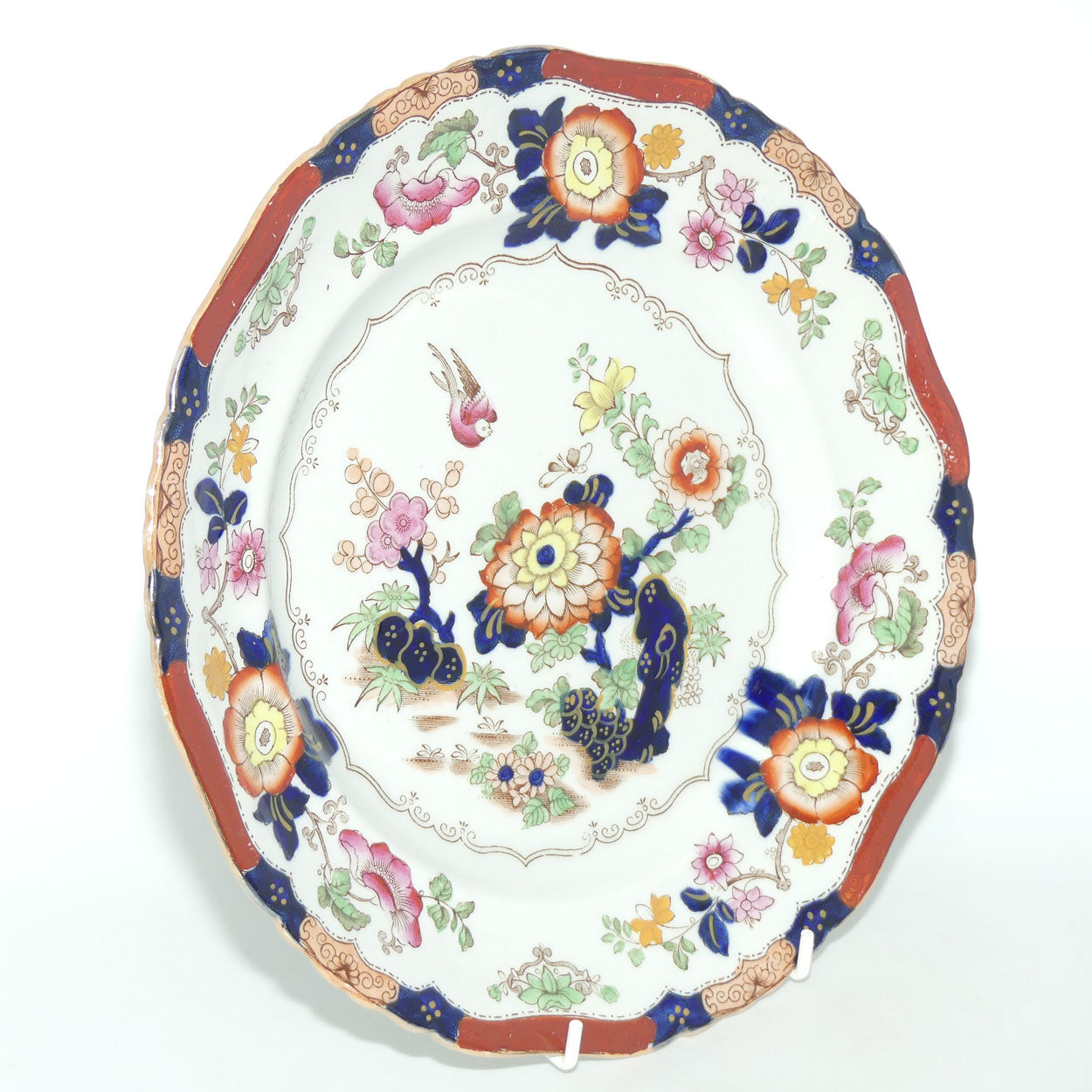 Masons Ironstone set of 6 plates | 26cm diam | Pattern B9178