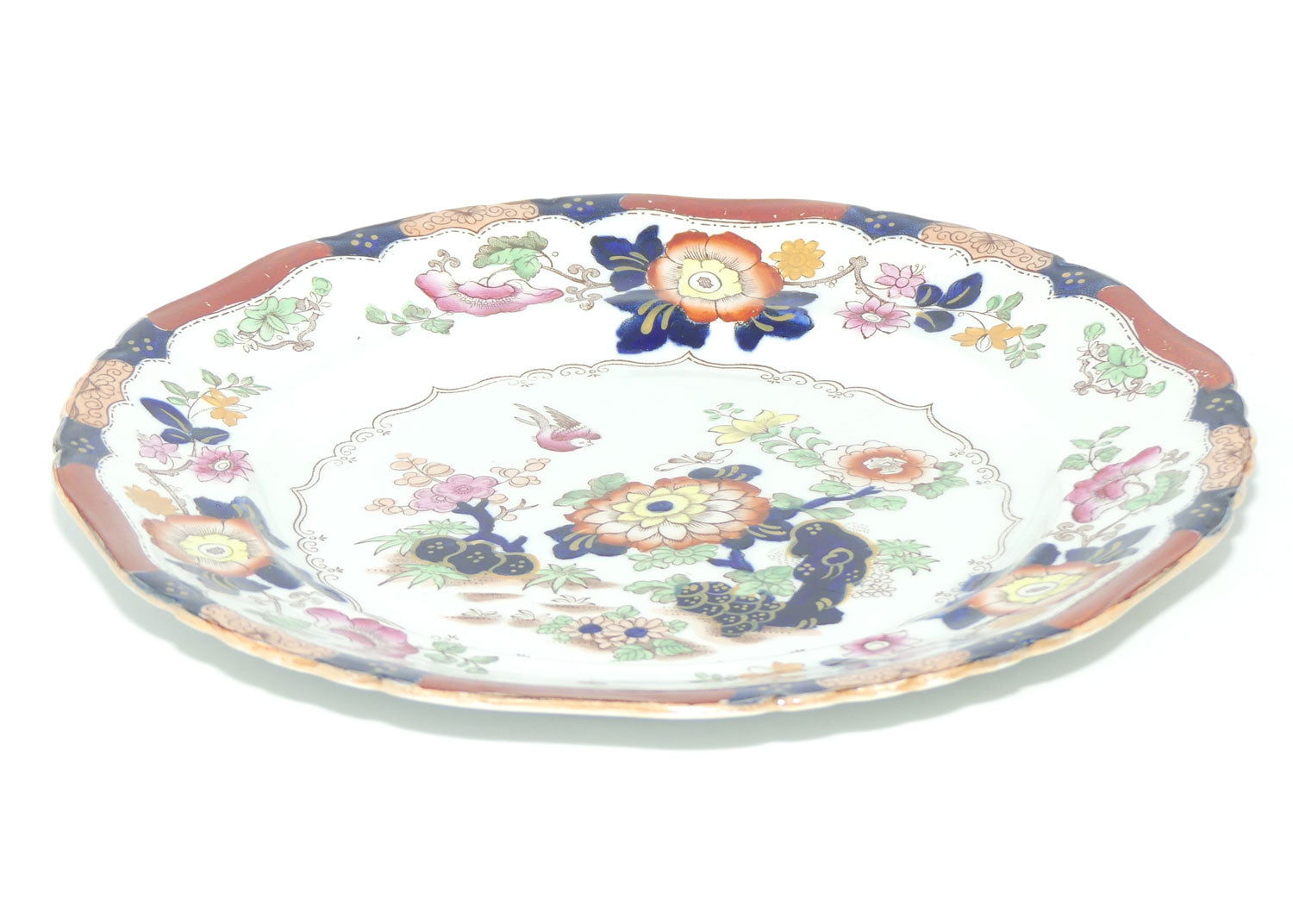Masons Ironstone set of 6 plates | 26cm diam | Pattern B9178