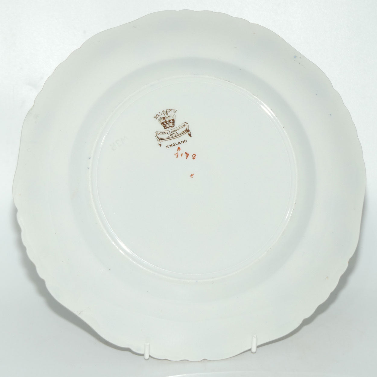 Masons Ironstone set of 6 plates | 26cm diam | Pattern B9178