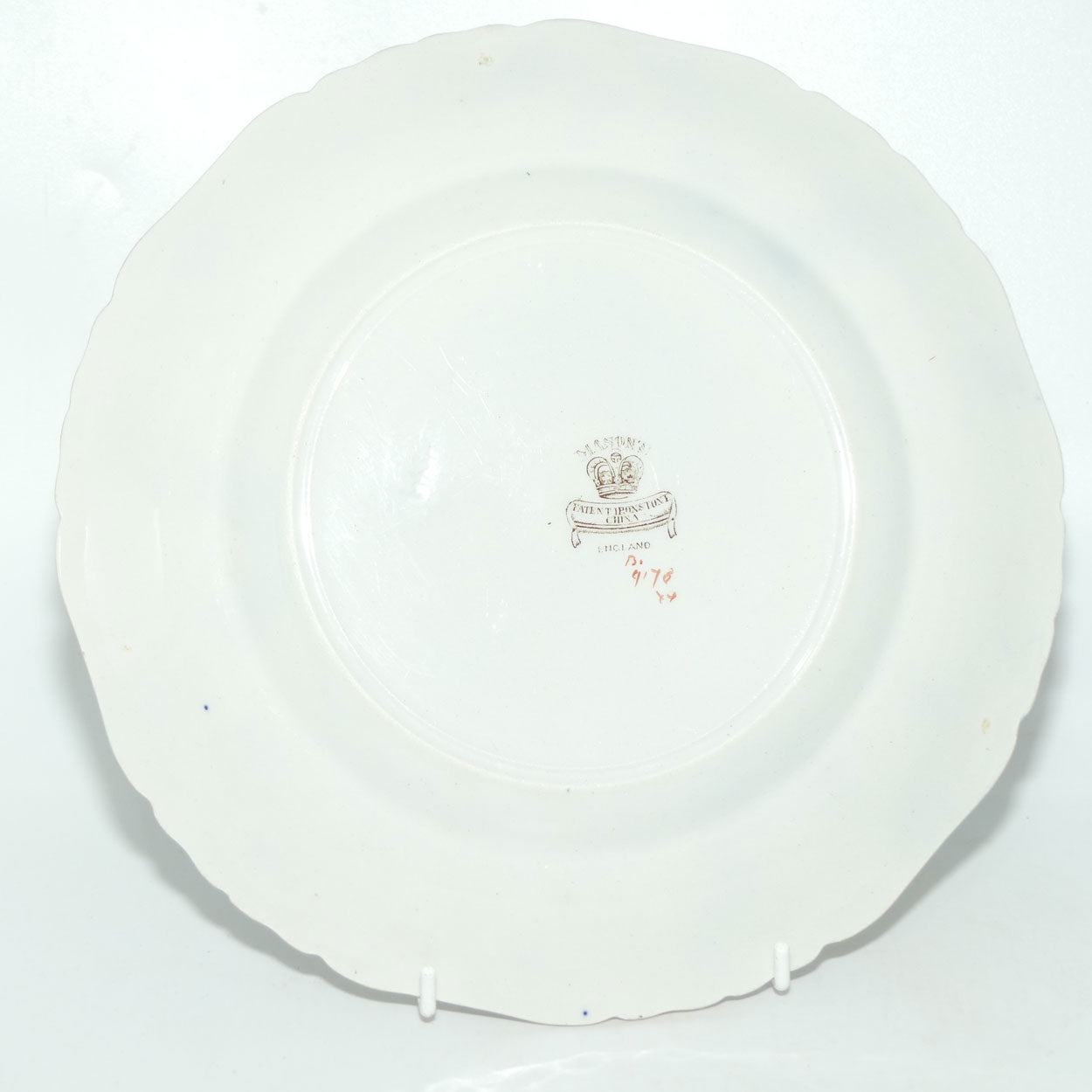 Masons Ironstone set of 6 plates | 23.5cm diam | Pattern B9178