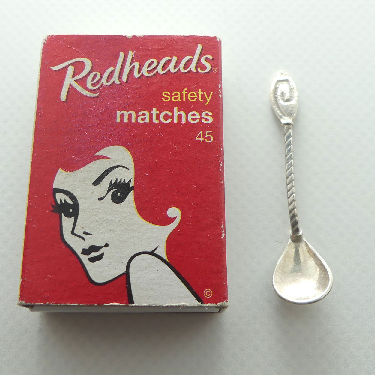 Egyptian 925 Sterling Silver miniature spoon