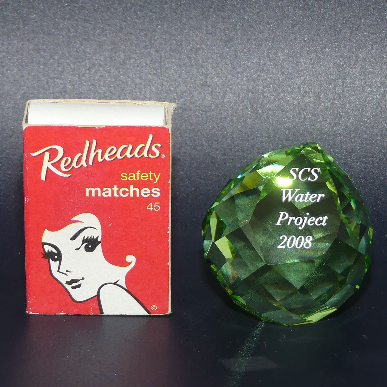 Swarovski Crystal #967003 | 2008 SCS Water Project plaque | boxed