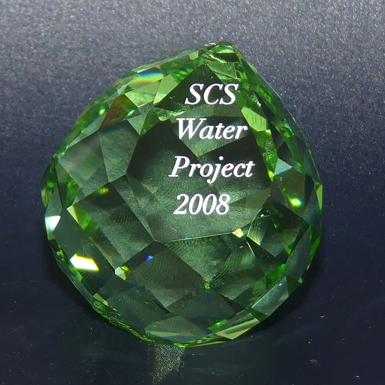 Swarovski Crystal #967003 | 2008 SCS Water Project plaque | boxed