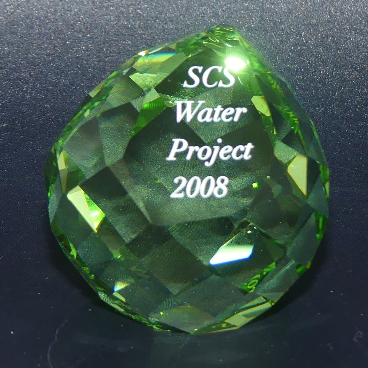 Swarovski Crystal #967003 | 2008 SCS Water Project plaque | boxed
