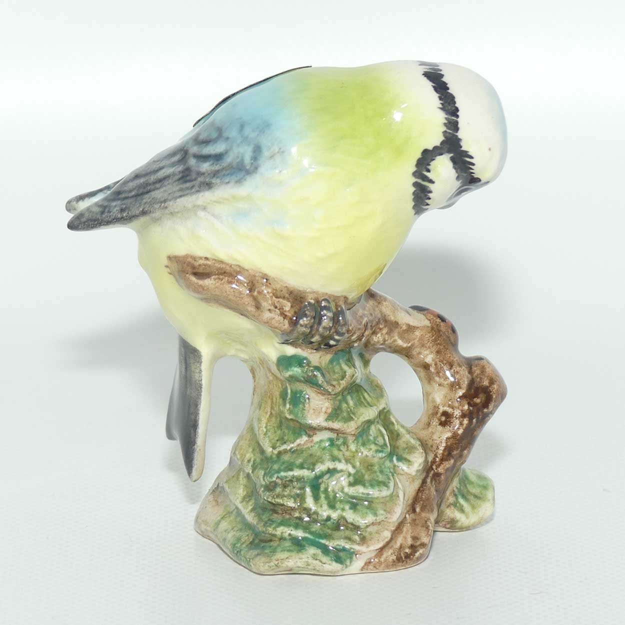 #0992B Beswick Blue Tit | Ladybug on Branch | #2