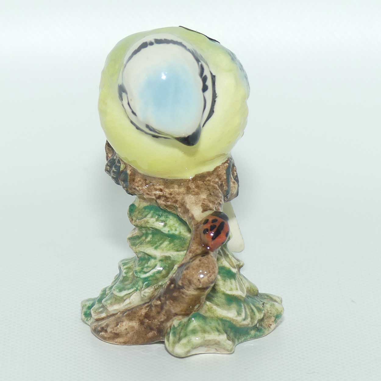 #0992B Beswick Blue Tit | Ladybug on Branch | #2