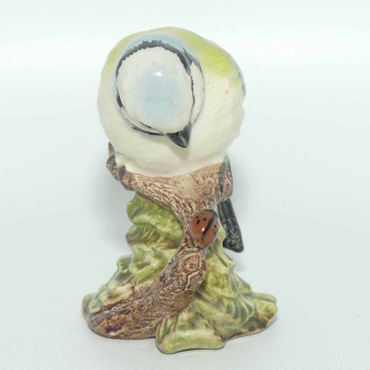 #0992B Beswick Blue Tit | Ladybug on Branch | #3
