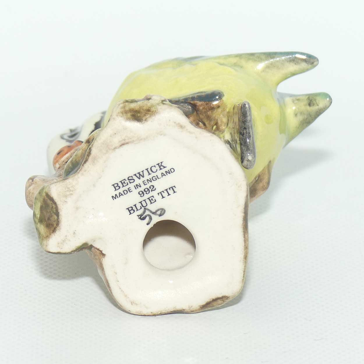#0992B Beswick Blue Tit | Ladybug on Branch | #4