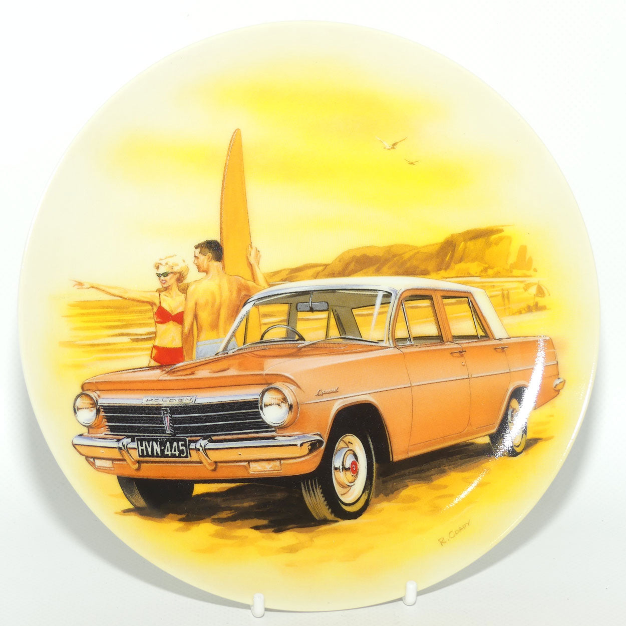 Bradex 03 M02 4.8 plate | The All Australian Car Series | 1963 The EH Holden | Plate Number A-385