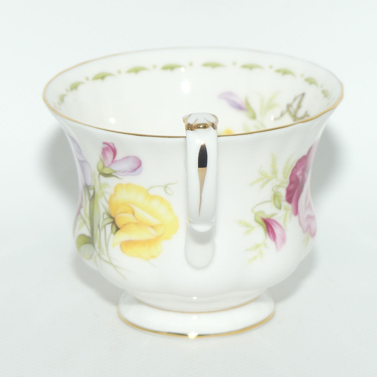 Royal Albert Bone China England | Flower of the Month series | April Sweet Pea duo
