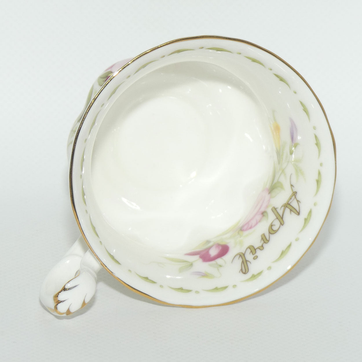 Royal Albert Bone China England | Flower of the Month series | April Sweet Pea duo