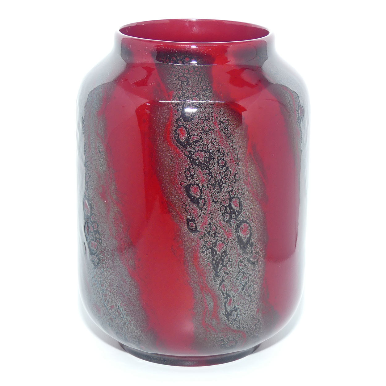 BA15 Royal Doulton Burslem Artwares Flambe Fanling Vase in Oriental Sung