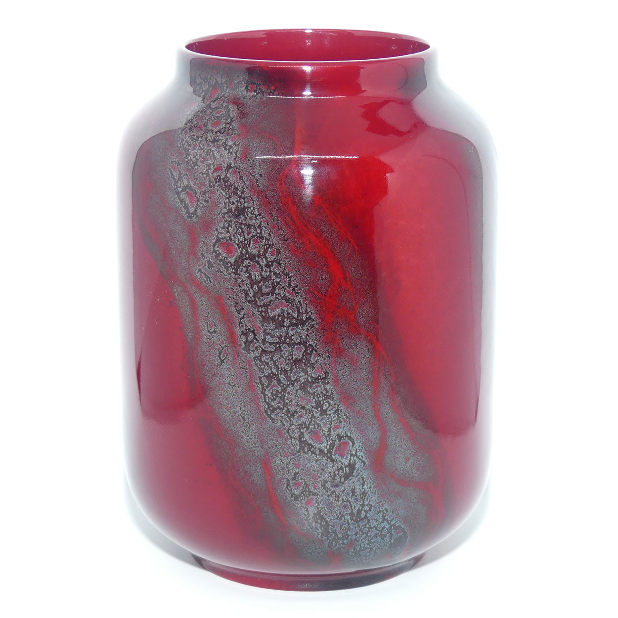 BA15 Royal Doulton Burslem Artwares Flambe Fanling Vase in Oriental Sung