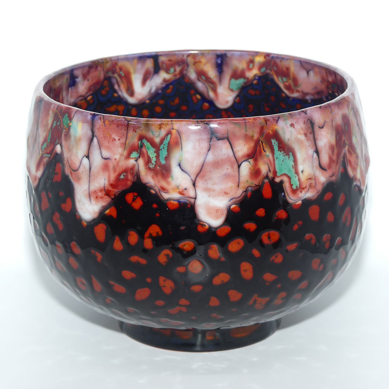 BA20 Royal Doulton Burslem Artwares Flambe | Nanjing Bowl in Chang | LE 049/350