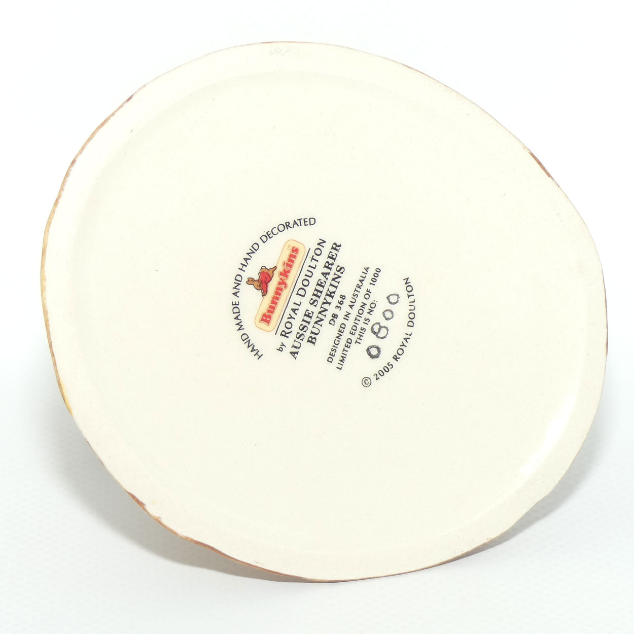DB368 Royal Doulton Bunnykins Aussie Shearer | LE 800/1000 + Box + Cert
