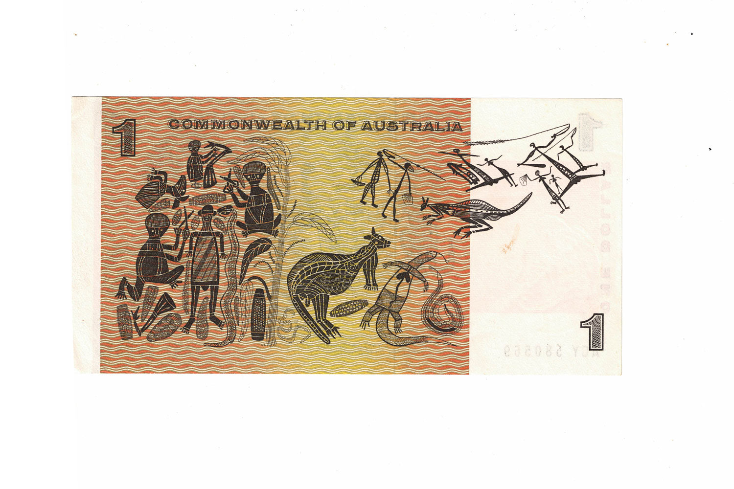 1968 R72 Commonwealth of Australia | $1 note Coombs Randall | EF+/aUNC | Serial AGY 580569