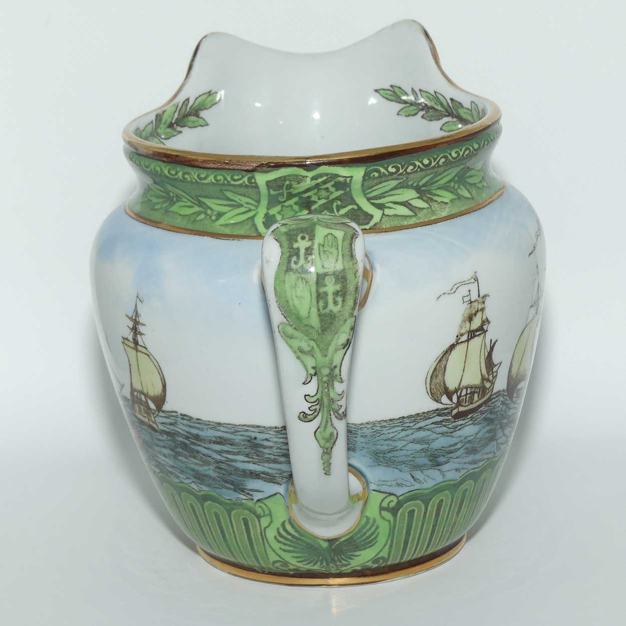 Royal Doulton Galleons large jug D1778 | Castle shape