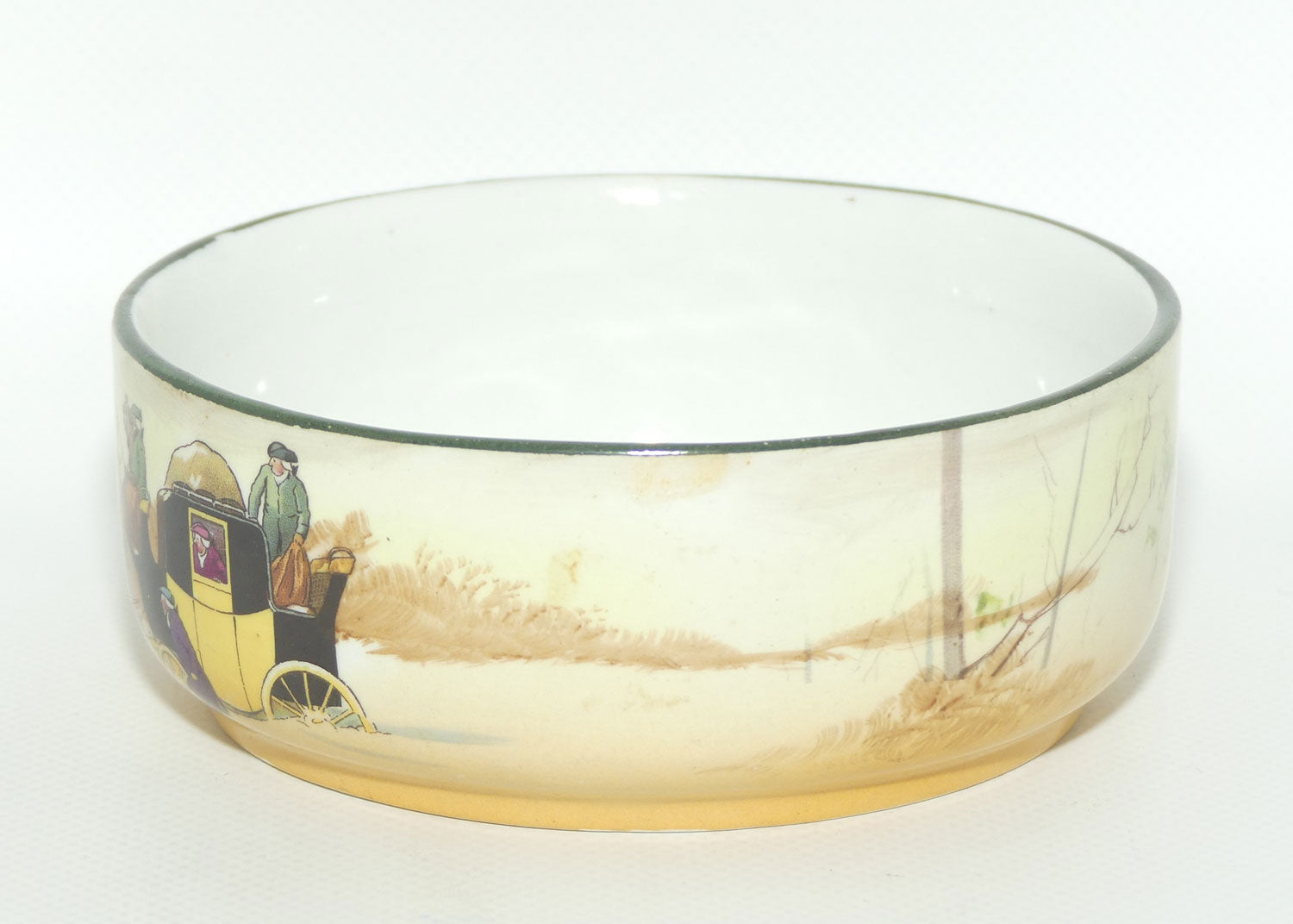 Royal Doulton Coaching Days cubed sugar bowl D2716 | Deep Snow