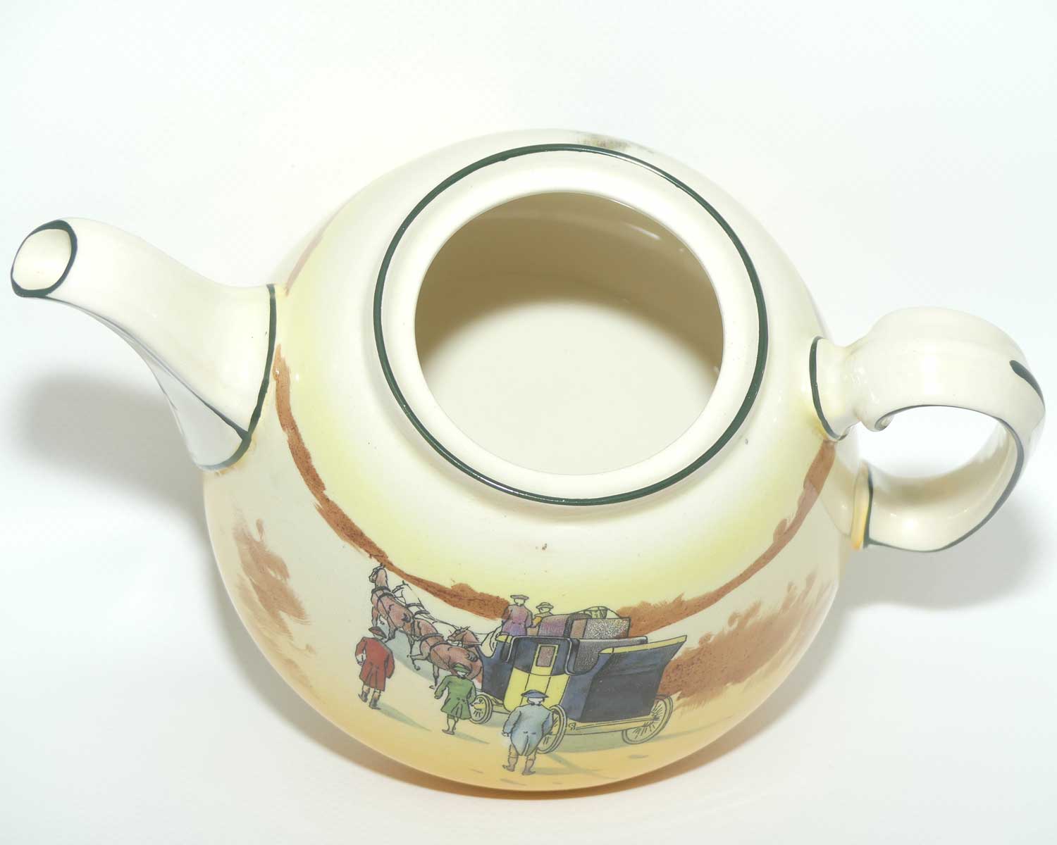 Royal Doulton Coaching Days Joan shape tea pot | Medium D2716