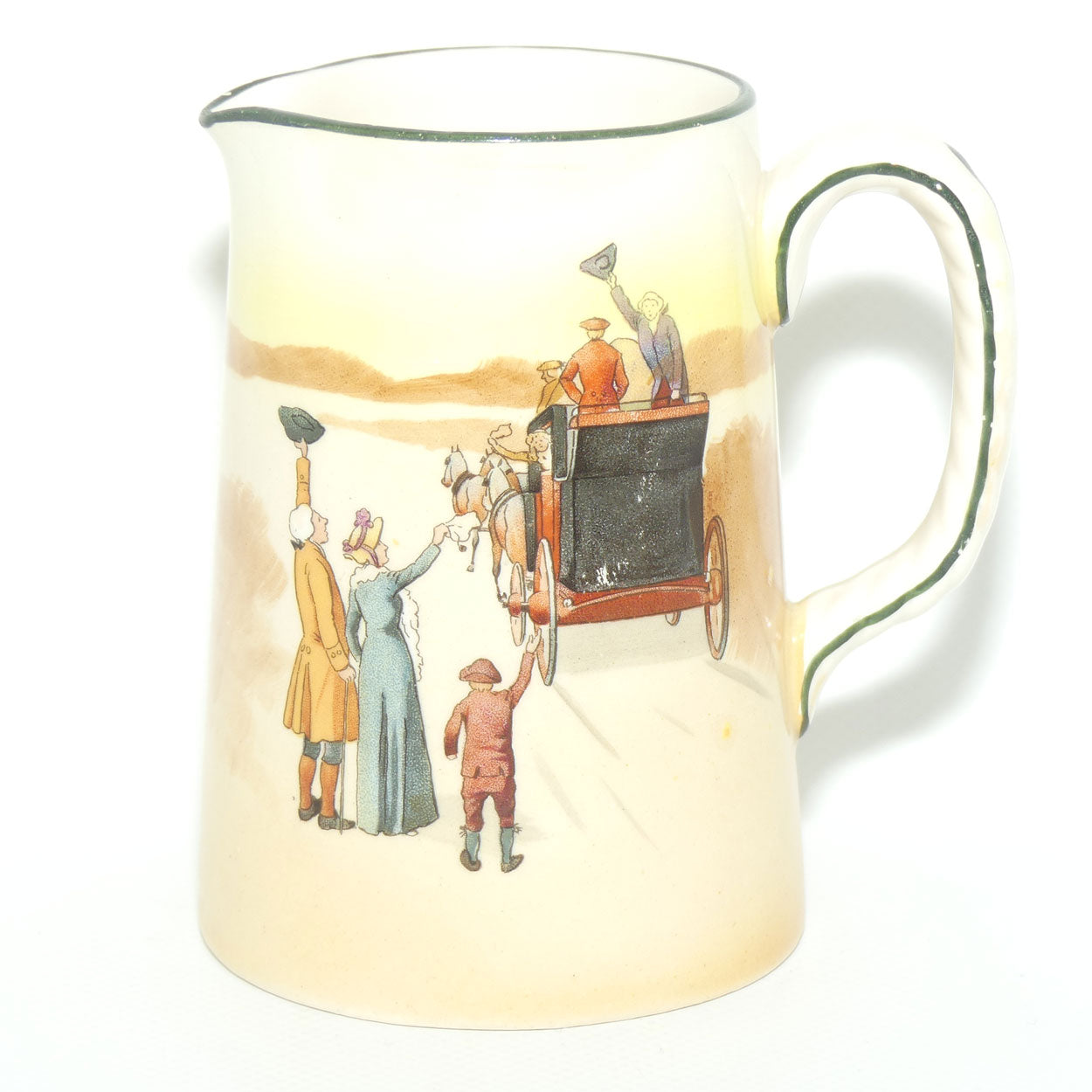 Royal Doulton Coaching Days rope handle milk jug D2716