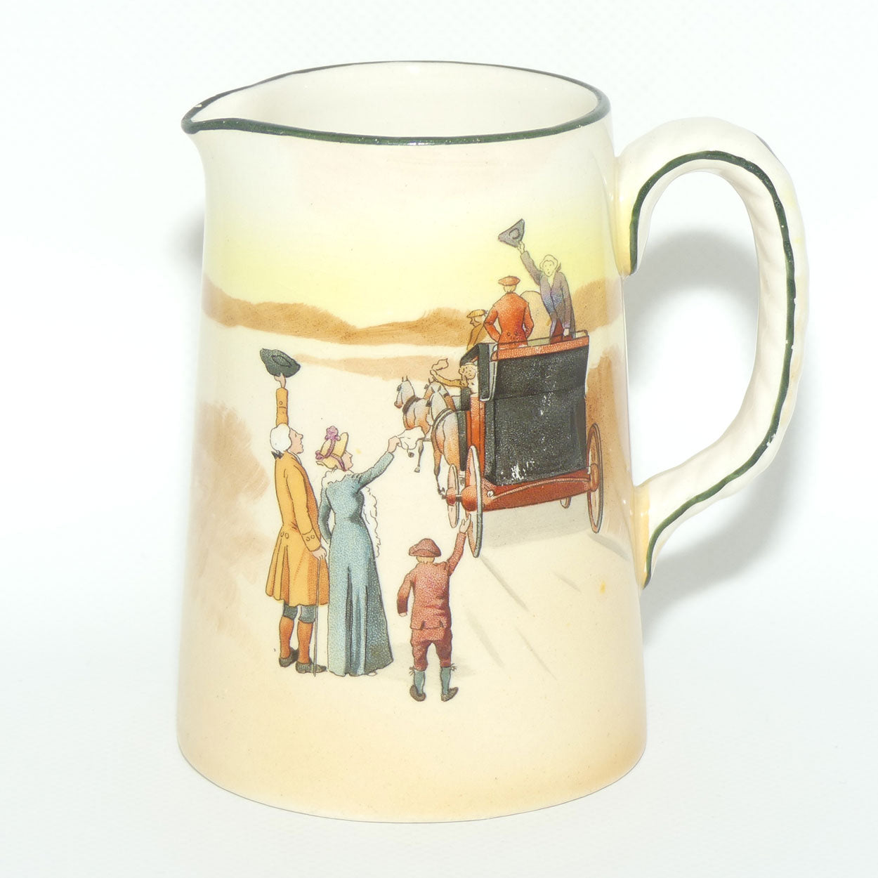 Royal Doulton Coaching Days rope handle milk jug D2716