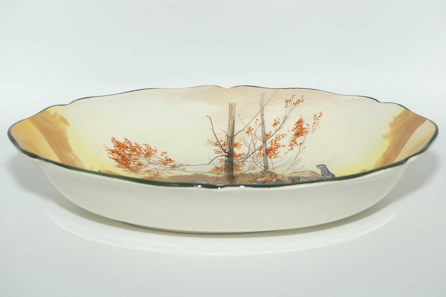 Royal Doulton Coaching Days oval bowl D2716