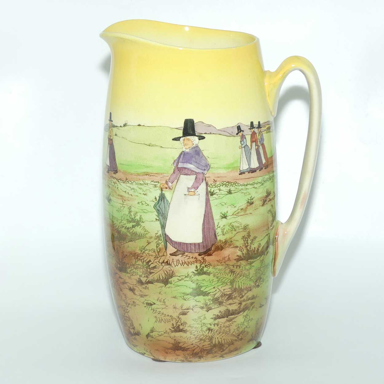 Royal Doulton Welsh pattern Mayfair shape jug and basin set D2717