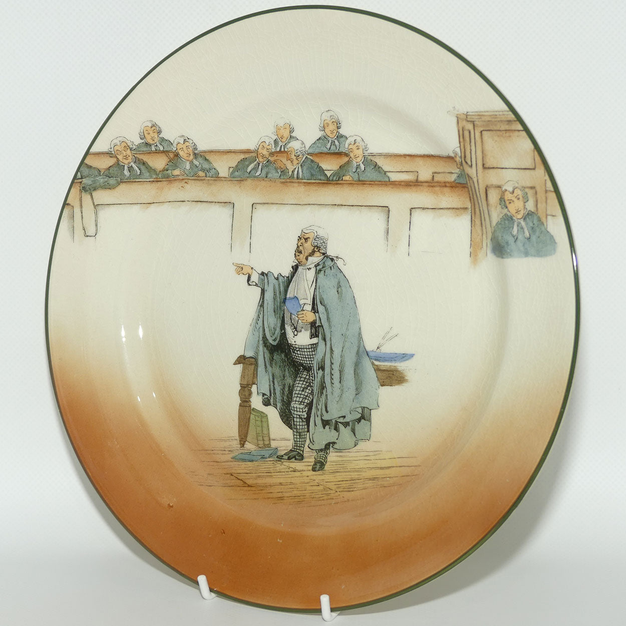 Royal Doulton Dickens Sergeant Buzfuz plate D2973 | 26cm
