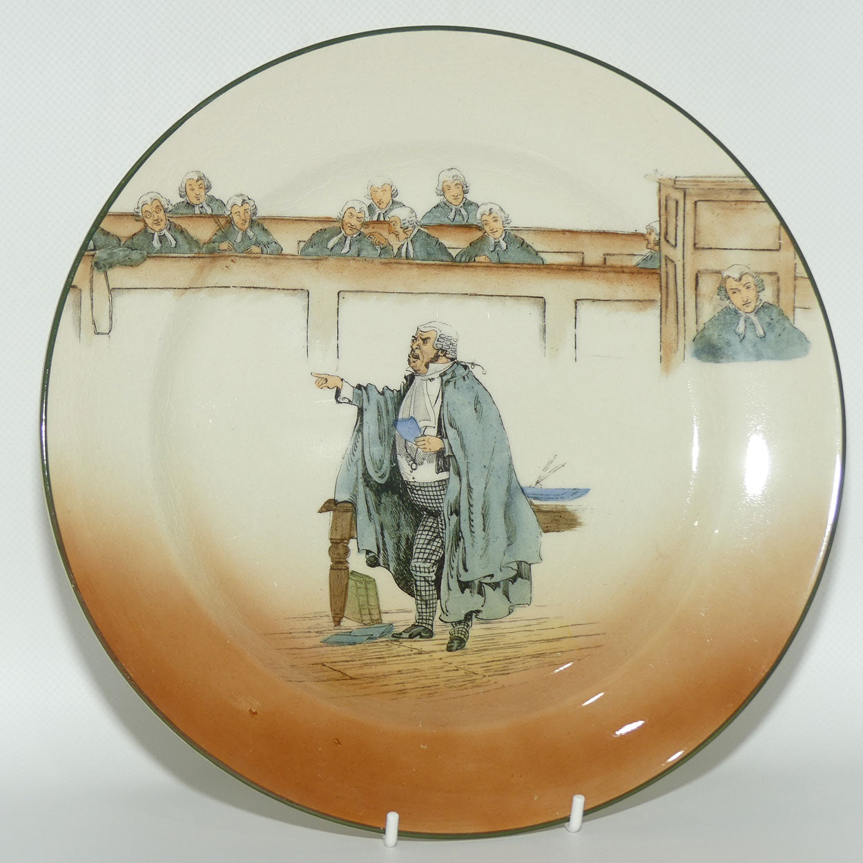 Royal Doulton Dickens Sergeant Buzfuz plate D2973 | 26cm