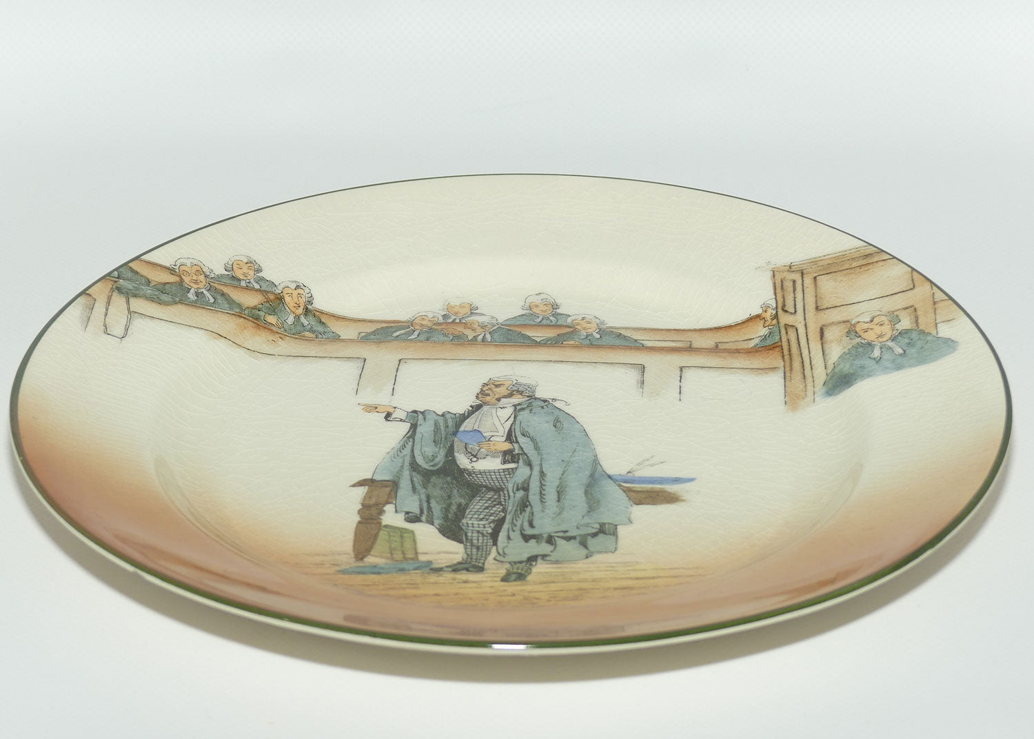 Royal Doulton Dickens Sergeant Buzfuz plate D2973 | 26cm