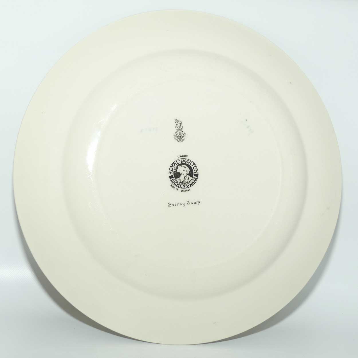 Royal Doulton Dickens Sairey Gamp rack plate D2973 | early example