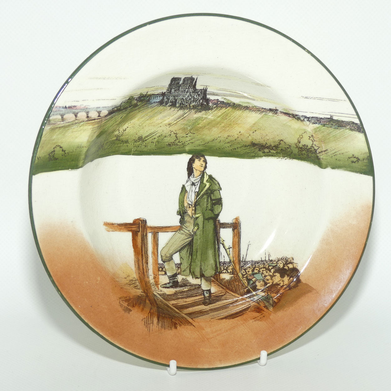 Royal Doulton Dickens Sydney Carton rimmed bowl D2793 | 19.5cm