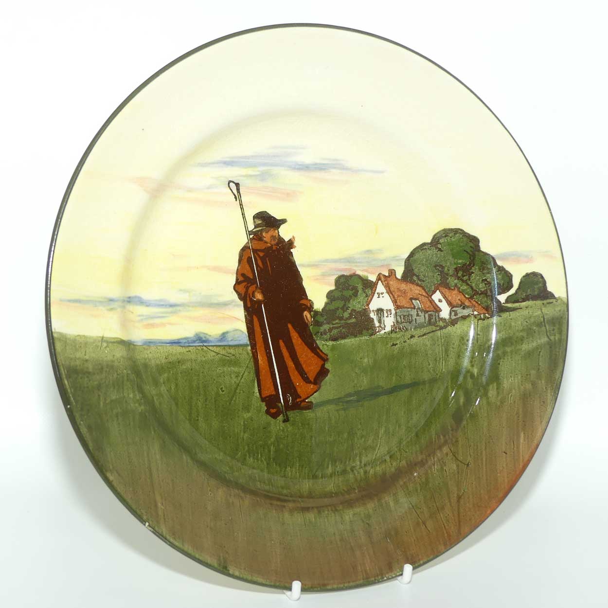 Royal Doulton Farmworkers Silhouette plate D3356 | 24cms