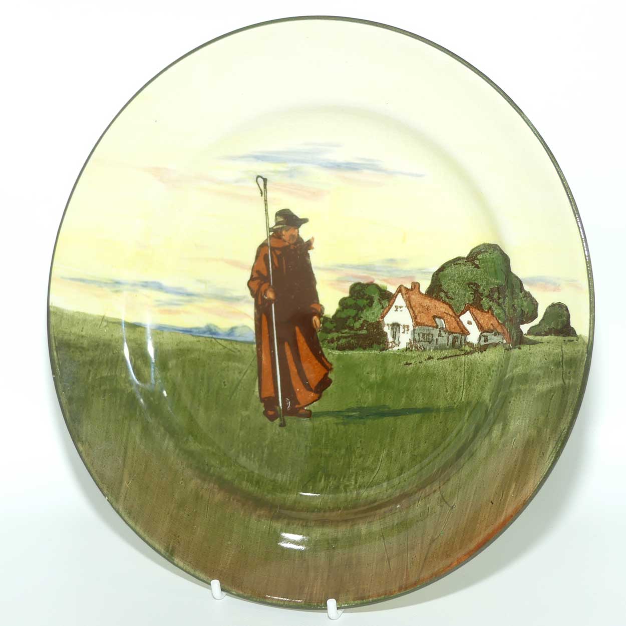 Royal Doulton Farmworkers Silhouette plate D3356 | 24cms