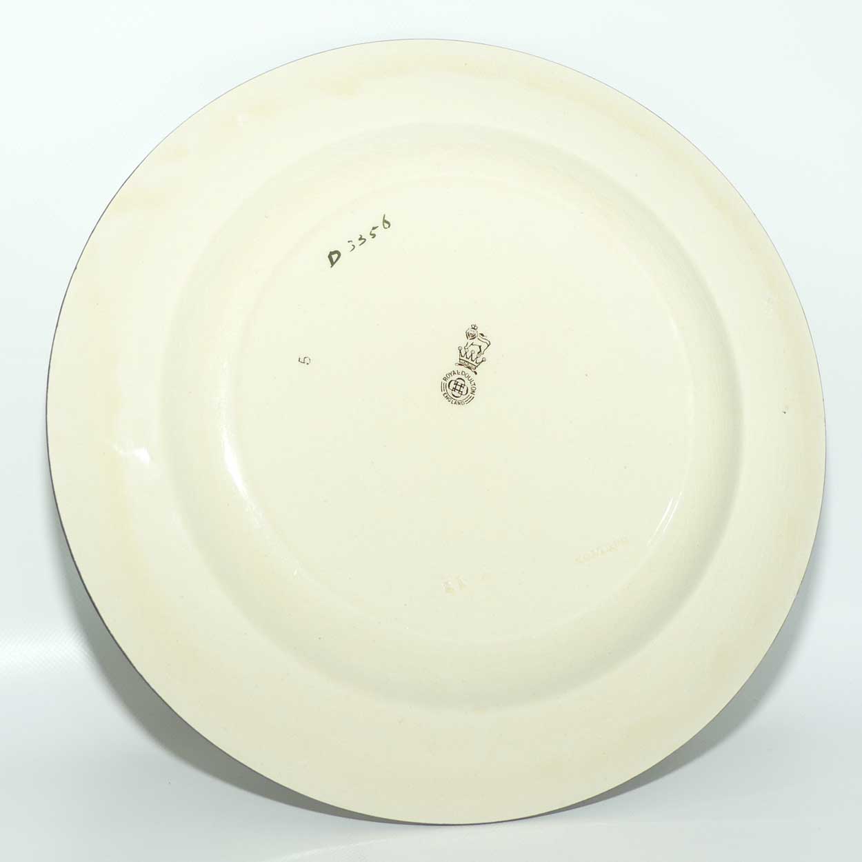 Royal Doulton Farmworkers Silhouette plate D3356 | 24cms