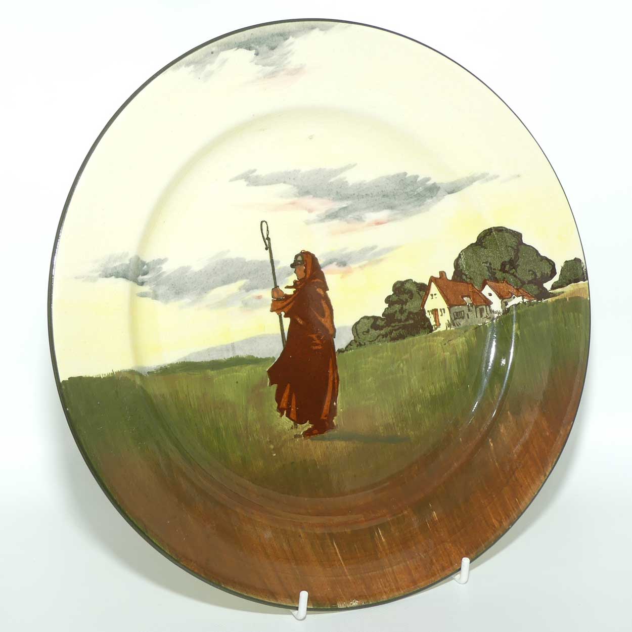 Royal Doulton Farmworkers Silhouette plate D3356 | 26cms | #1