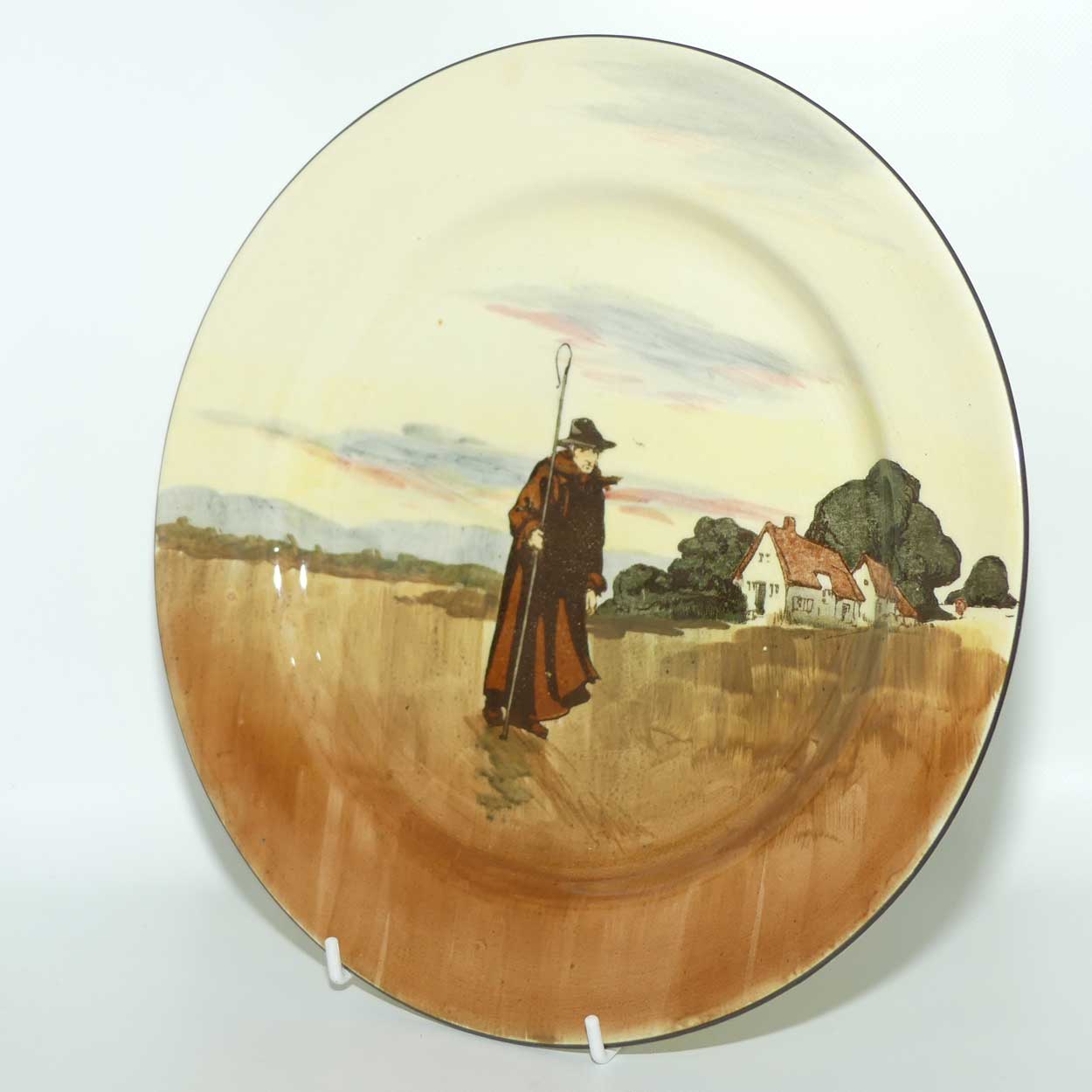 Royal Doulton Farmworkers Silhouette plate D3356 | 26cms | #2